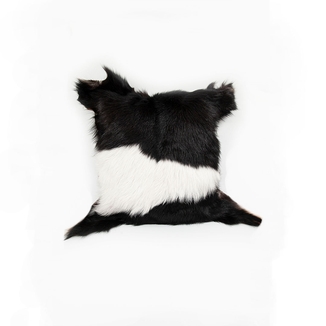 Genuine Leather Natural Throw Pillow