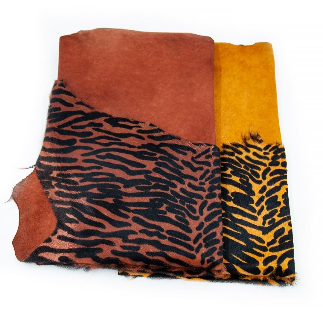 Baby Goat Cavallino Patterned Skin 