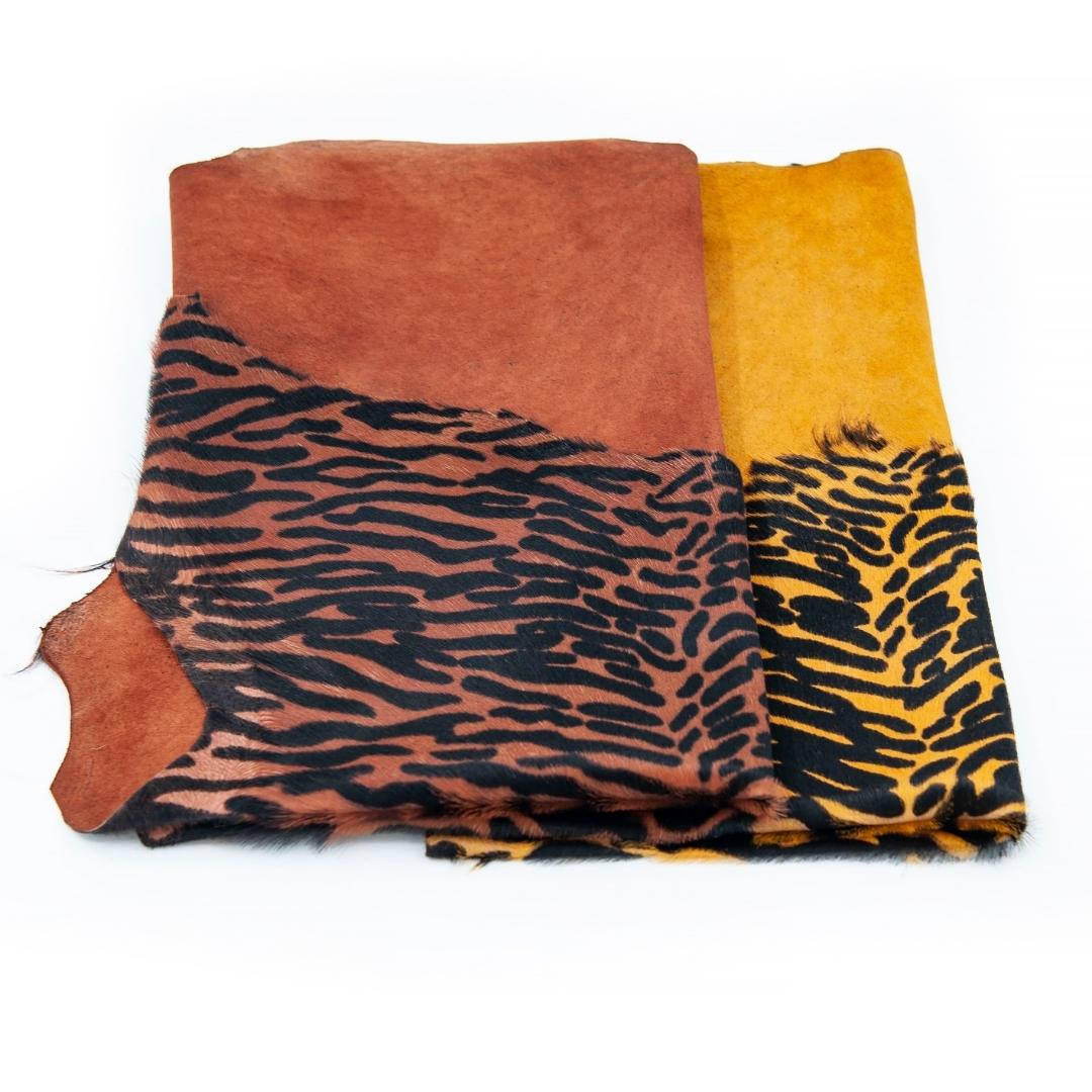 Baby Goat Cavallino Patterned Skin 