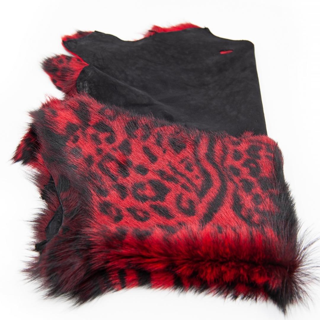 Baby Goat Tuscany Double Face Patterned Genuine Skin