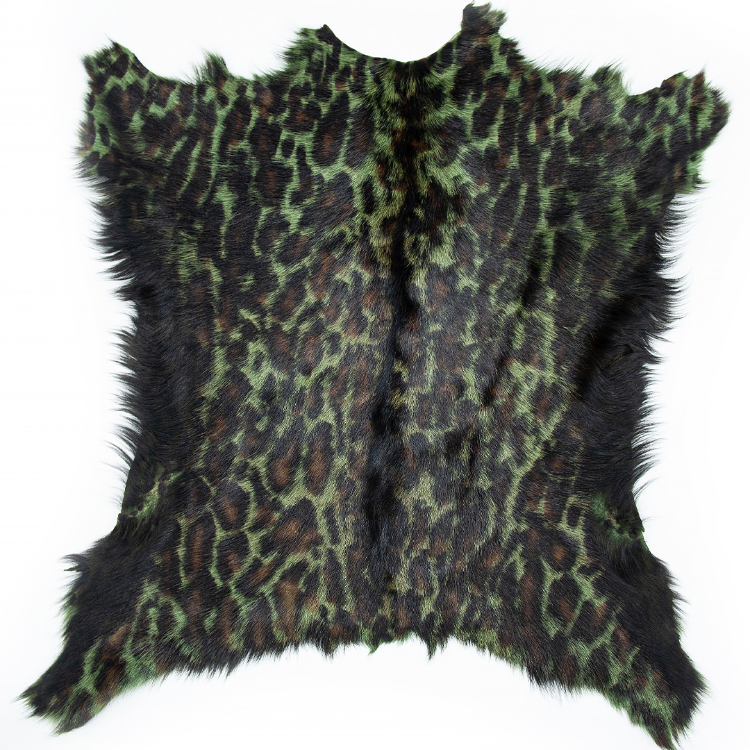 Baby Goat Tuscany Double Face Patterned Genuine Skin 