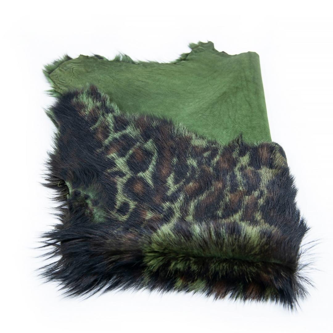 Baby Goat Tuscany Double Face Patterned Genuine Skin 