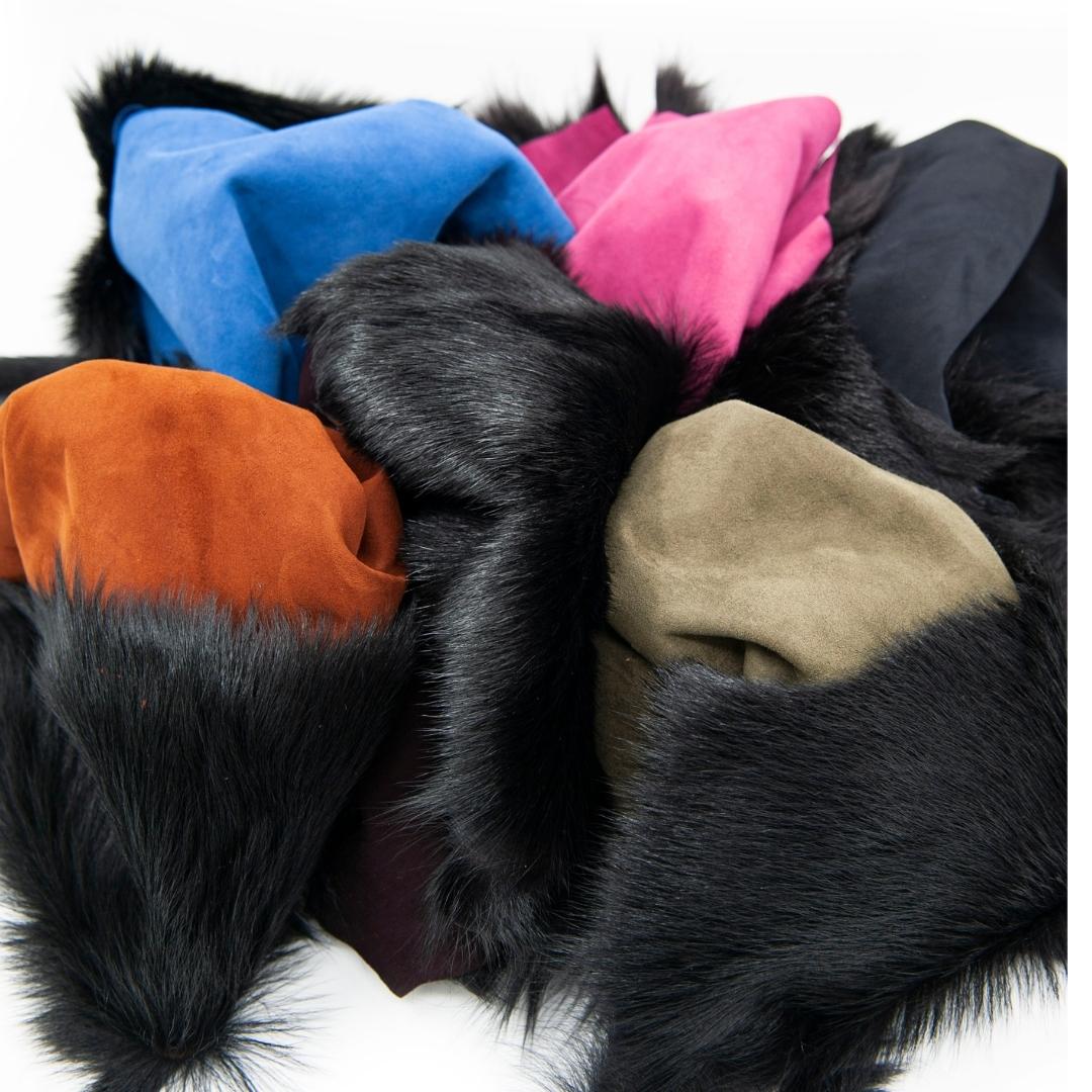 Baby Goat Tuscany Double Faced Genuine Skin