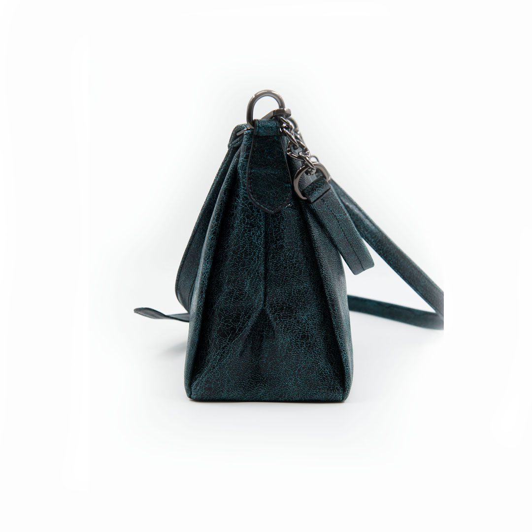 Genuine Leather Turquoise Women's Leather Bag