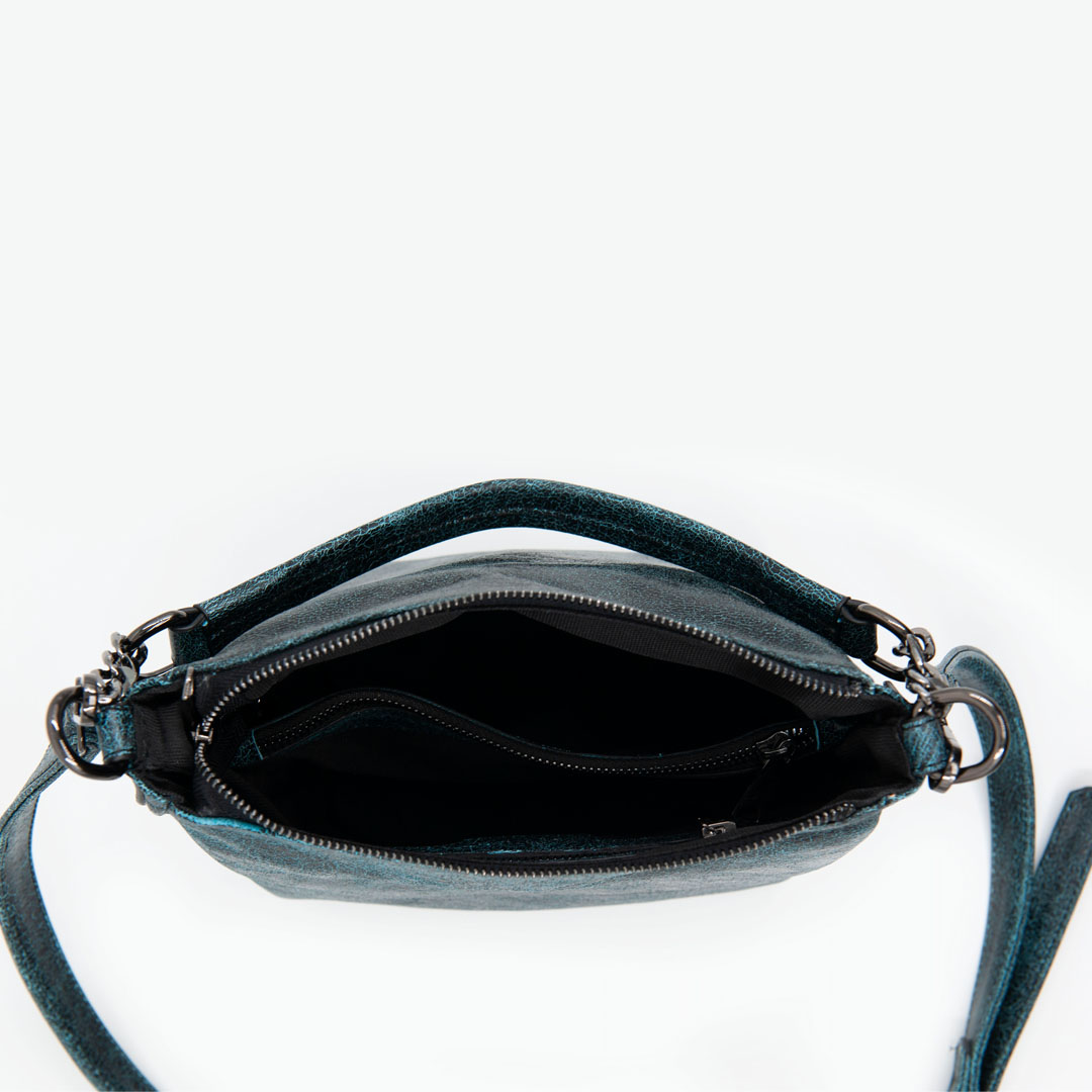 Genuine Leather Turquoise Women's Leather Bag