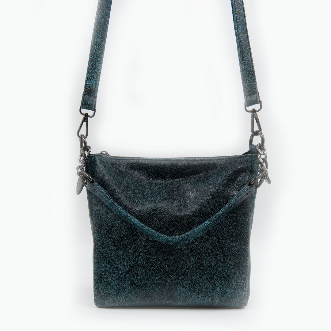 Genuine Leather Turquoise Women's Leather Bag
